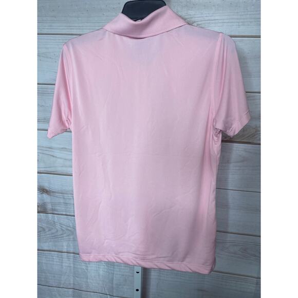 Brand New Page and Tuttle Men's Large Pink Short Sleeve Polo Shirt Scotchguard - Picture 2 of 4